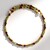 Bracciale in acciaio con Granato Mozambico (Riya)
