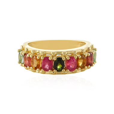 Anillo en plata con Turmalina
