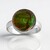 Anello in argento con Ammolite (Bali Barong)