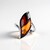 Anello in argento con Ambra Baltica Cognac (dagen)