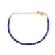 Blauer Madagaskar-Saphir-Silberarmband