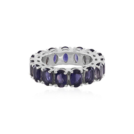 Bague en argent et Iolite