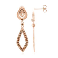 Fancy-Diamant-Silberohrringe