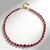 Collana in argento con Zaffiro Rosa del Madagascar