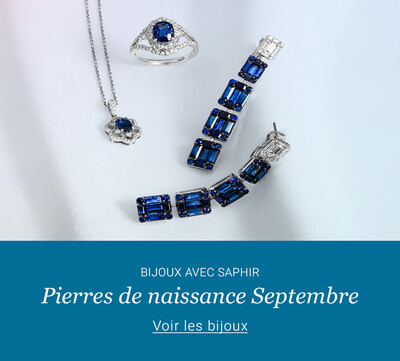 Bijoux avec Saphir