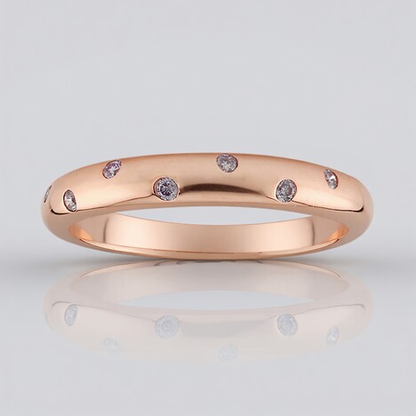 Anello in oro con Diamante Rosa d'Argyle I3 (Mark Tremonti)