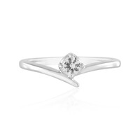 Anello in argento con Zaffiro Bianco