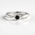 Anello in argento con Diamante Nero