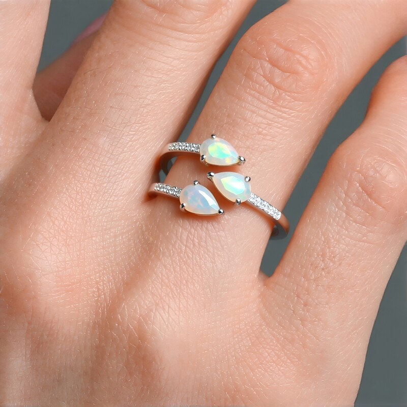 Welo-Opal-Silberring