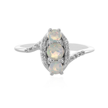 Anello in argento con Opale di Welo