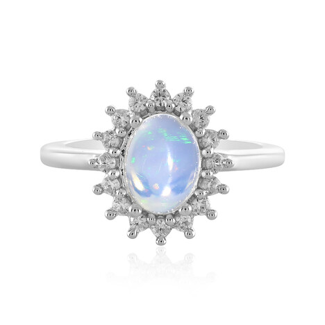 Zilveren ring met een Welo-opaal