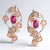 Orecchini in argento con Rubellite (Gems en Vogue)