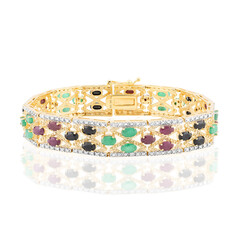 Bracciale in argento con Rubino