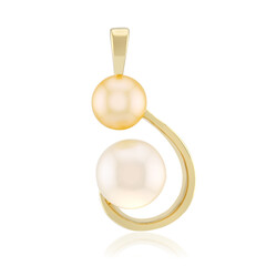 Pendentif en argent et Perle blanche de culture d'eau douce (TPC)