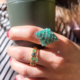 Brazilian Emerald Silver Ring