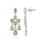Peridot-Silberohrringe