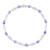 Bracelet en argent et Tanzanite