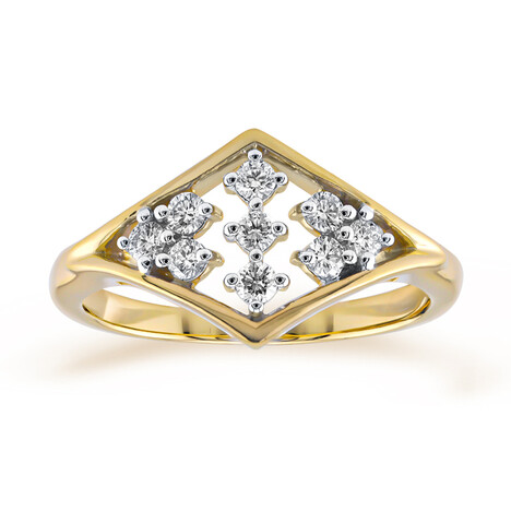 Anillo en oro con Diamante VVS1 (G) (Annette)