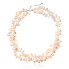 Keshi pearl Silver Necklace (TPC)