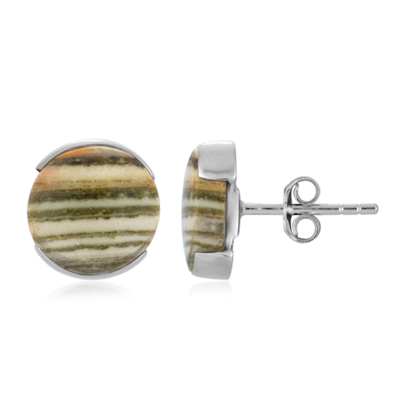 Orecchini in argento sterling 925 stile coreano con diamanti a