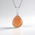 Collana in argento con Pietra di Luna Pesca