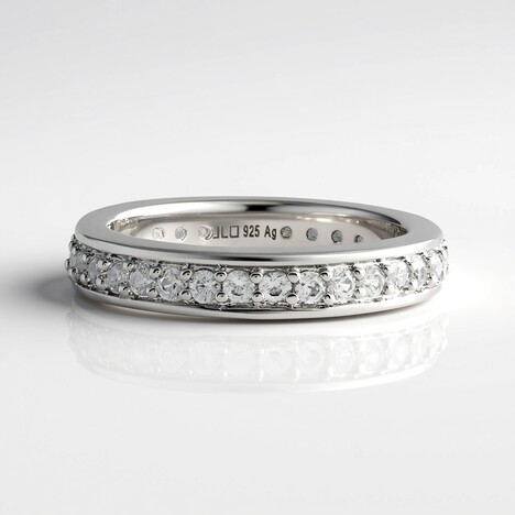 Anello in argento con Zircone