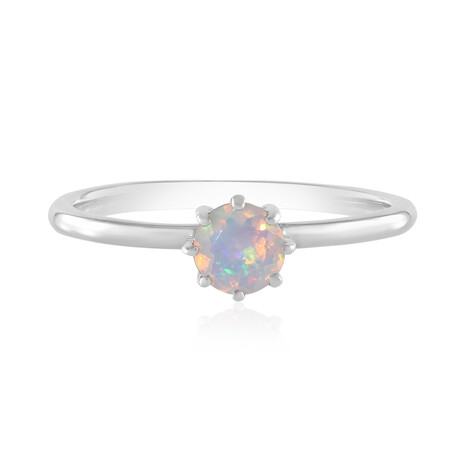 Anillo en plata con Ópalo de Welo