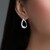 Boucles d'oreilles en argent et Zircon