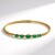Bracciale in oro con Smeraldo Zambia AAA (CIRARI)