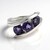 Anello in argento con Quarzo Mirtillo