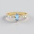 Anello in argento con Acquamarina Ofiki