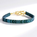 Bracciale in argento con Ematite Multicolore