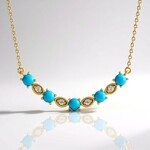 Collana in argento con Turchese Sleeping Beauty (Faszination Türkis)