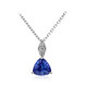 Collier en or et Tanzanite AAA