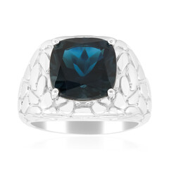 London Blue Topaz Silver Ring (de Melo)