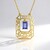 Collana in argento con Tanzanite (Ornaments by de Melo)