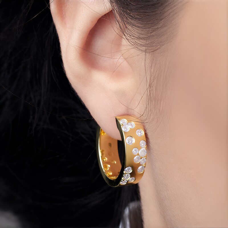 I1 (H) Brillant-Goldohrringe (CIRARI)