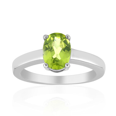 Anello in argento con Peridoto