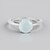 Anello in argento con Opale Paraiba