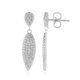 Boucles d'oreilles en argent et Zircon