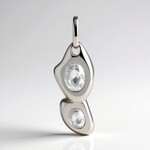 Ciondolo in argento con Zircone (Pallanova)