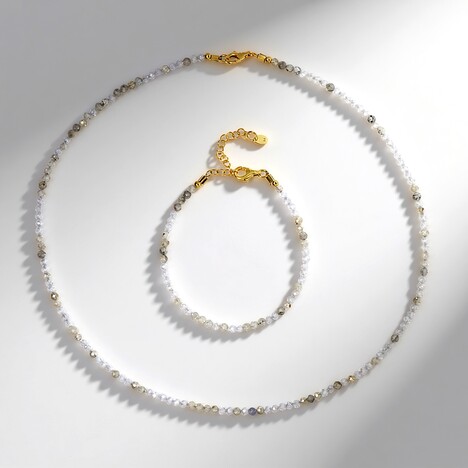 Parure en argent et Zircon