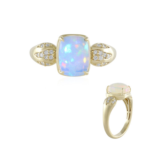 Bague en or et Opale Welo AAA (de Melo)