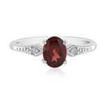 Bague en argent et Grenat du Mozambique