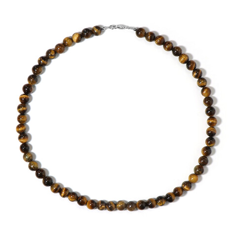 Collana in argento con Occhio di Tigre