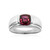 Malawi Garnet Silver Ring