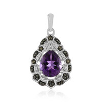 Pendentif en argent et Améthyste