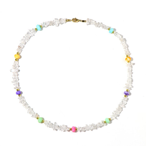 Edelstein-Silberhalskette