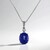 Collana in oro con Tanzanite AAA (CIRARI)