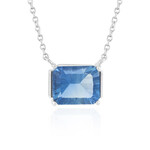 Collana in argento con Fluorite Cangiante